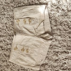 Express Women's Linen Sailor Front Short. Sz 4